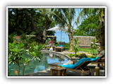 Tamarina Hotel - Swimming pool and view of the sea